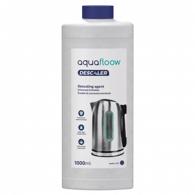 Descalcificador AquaFloow para hervidores, cafeteras, planchas de café 1000 ml