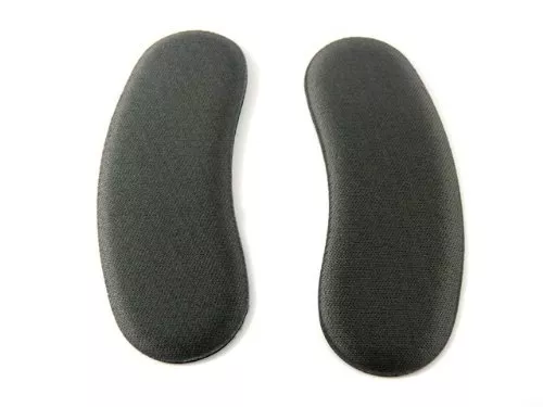 1 Pair Black Extra Sticky Fabric Shoe Heel Inserts Insoles Pads Cushion Grips