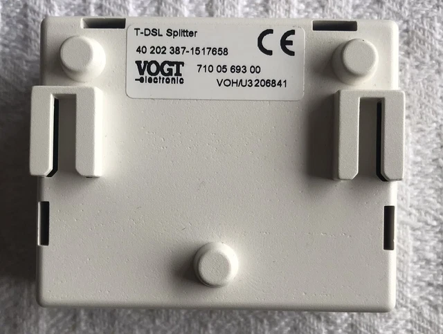ORIGINAL T DSL Splitter - DSL / Telefon Verteiler - VOGT electronic EUR ...