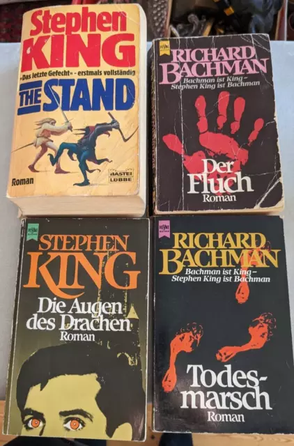 4 TB Stephen King The Stand, Die Augen des Drachen, Der Fluch, Todesmarsch  ALT