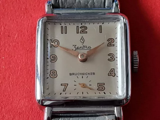 Herren Armbanduhr ZentRa Handaufzug aus den 50´er Jahren !!!