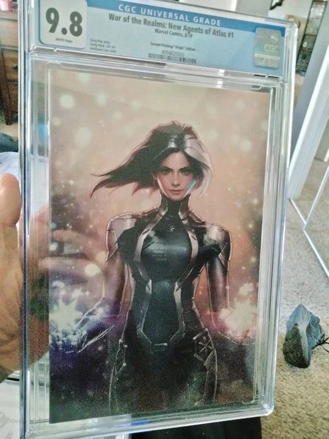 War Of The Realms New Agents Of Atlas #1 2nd Print 1:25 Virgin CGC 9.8!