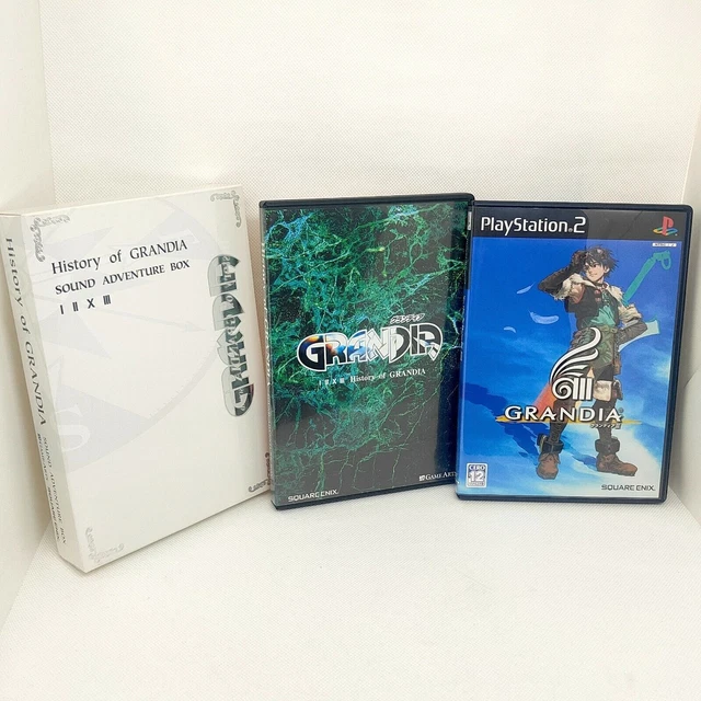 History of Grandia 3 Sound Adventure Box PS2 Sony PlayStation SQUARE ENIX