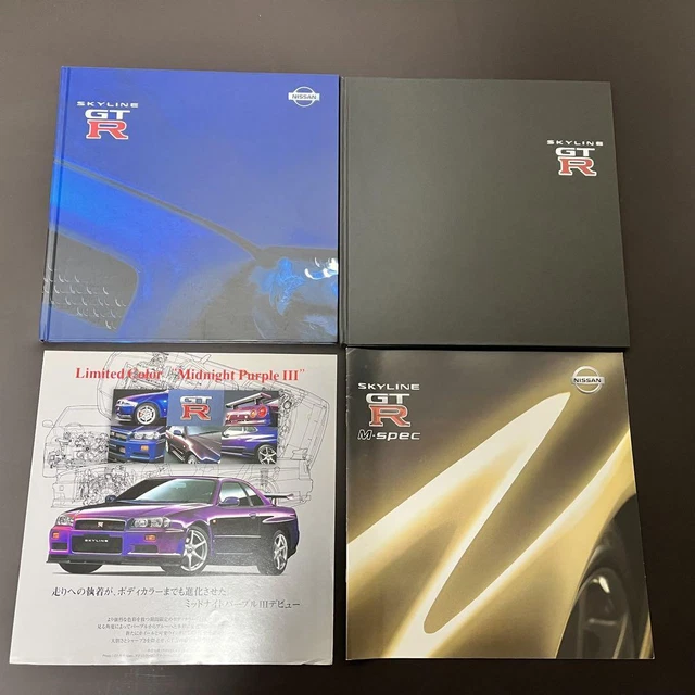 BROCHURE R34 SKYLINE GtR Hardcatalog MSpec Option Set £47.48