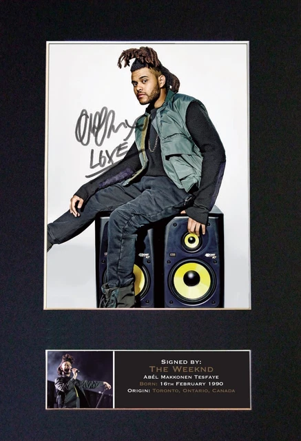 THE WEEKND MOUNTED Signed Autograph Photo Print A4 #636 £10.95 ...
