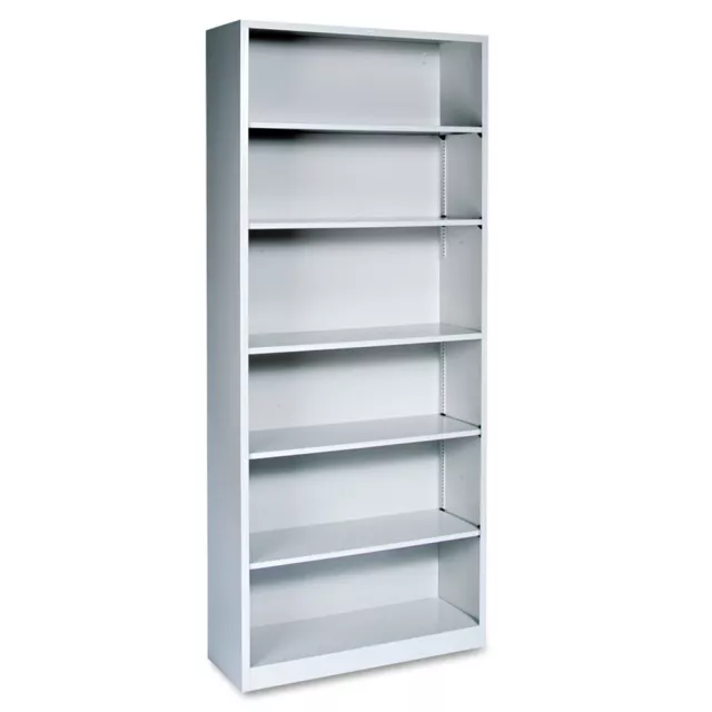 HON S82ABCQ 34.5 in. x 12.63 in. x 81.13 in. 6-Shelf Bookcase - Light Gray New