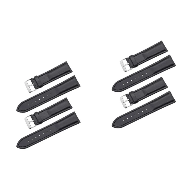 4 Pcs Watch Accessories Wrist Strap Classic Leather Wrist Belt