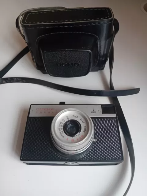 Vintage Film Russian Camera 'LOMO Smena 8M'+Original Black Case