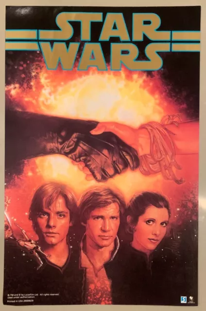 Star Wars - The Truce at Bakura Promo Poster - Kathy Tyers 1993 Drew Struzan Art