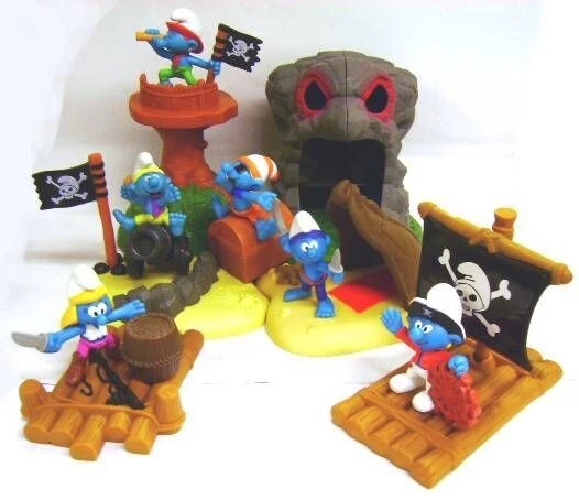 Smurf Schlumpf Schtroumpf Archer Variante Arc Et Fleches Demontables 20102