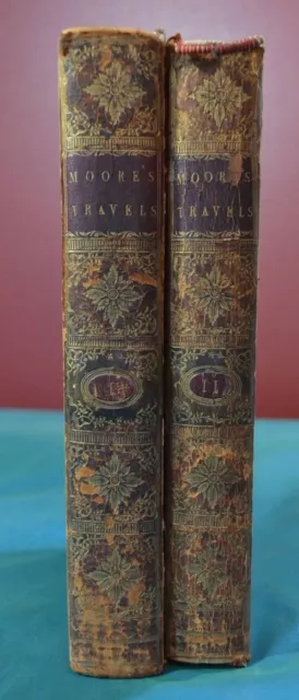 A View of Society & Manners in France Switzerland Germany John Moore 2 vols 1783