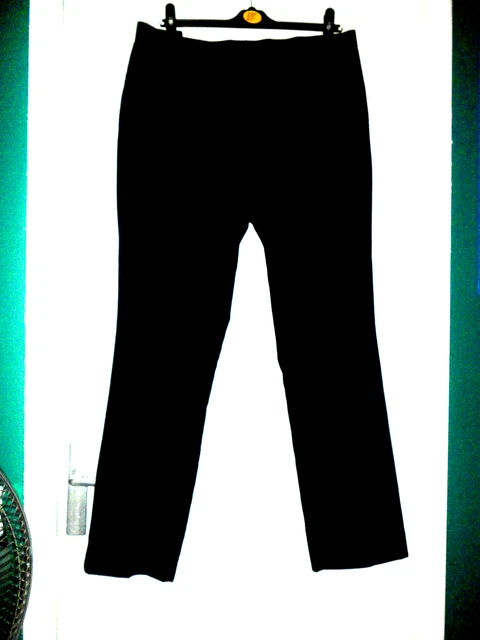 Pantalon Noir Et Blanc Kiabi Taille 44 - Occasion Très Bon état, En Viscose, Coupe Classique Femme