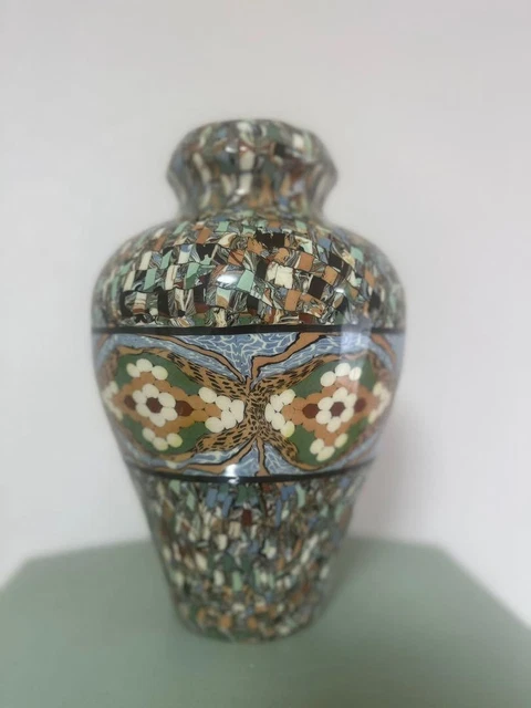 vallauris フランス　JEAN GERBINOヴィンテージ花瓶 1960S VALLAURIS JEAN Gerbino Vintage Vase 8.3inch France
