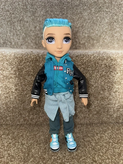 Poupée Rainbow High – River Kendall – Série Boys – Teal – MGA – Excellente Occasion