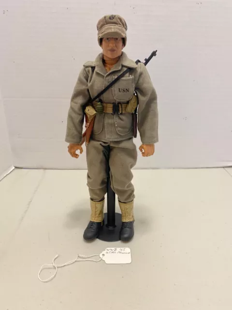 Figura de acción suelta de 12" de la Segunda Guerra Mundial de los Marines de EE. UU. USMC escala 1:6