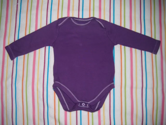 Long sleeved baby bodysuit vests. coloured, fancy dress/ baby shower all-in-one 2