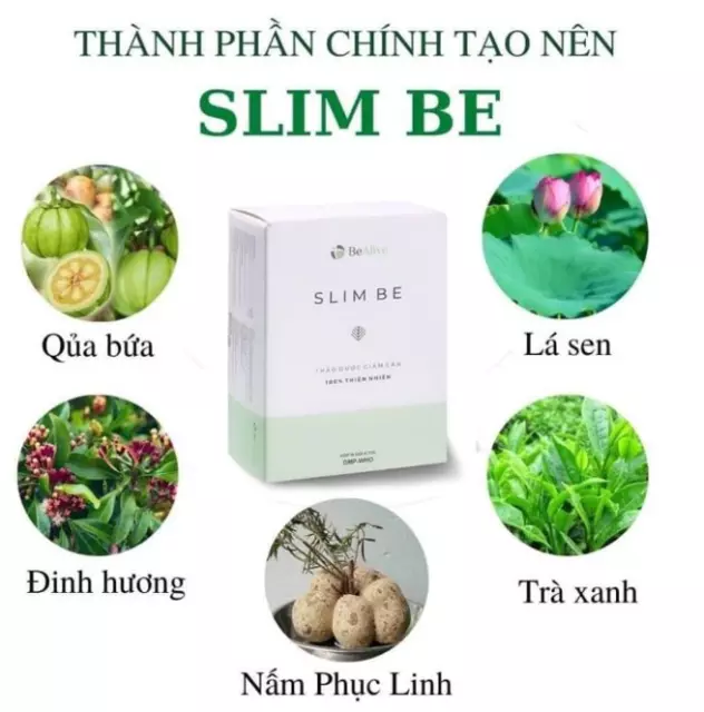 2x Giam can Slim Be Tea  fast weight loss with 100% natural herbal