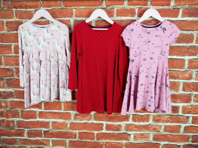 Girls Bundle Age 4-5 Years Next Mothercare Bluezoo T-Shirt Dress Unicorn 110Cm