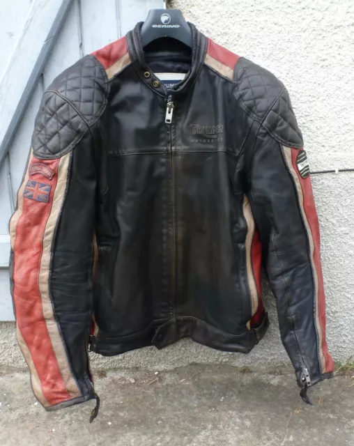 Triumph leather jacket -  UK 44 EU 54
