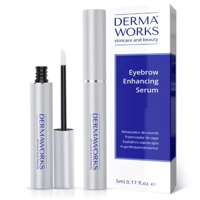 DERMAWORKS Rapid Eye Brow Growth Serum natürliche Augenbrauenverbesserung & Conditioner