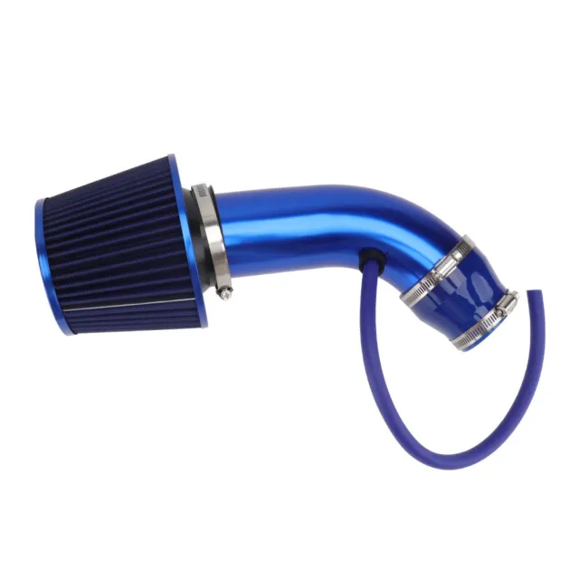 Filtro aria protezione motore 76 mm tubo da corsa auto blu