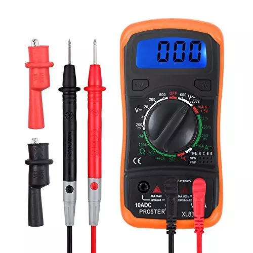 Mini Digitaler Multimeter 2000 counts Auto Bereich Voltmeter Ammeter Ohmmeter...