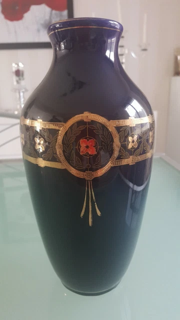 Vase Art Déco En Céramique émaillée - Belgique 1925