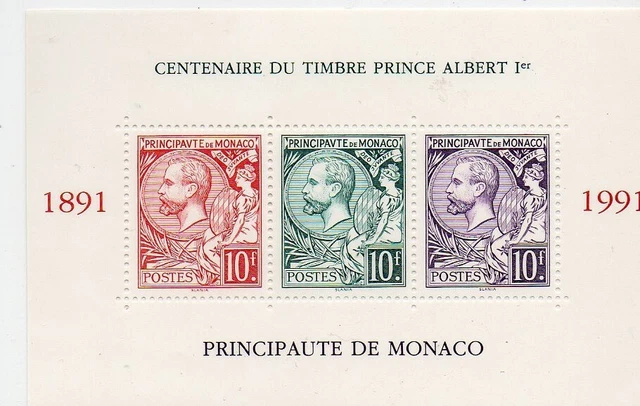 Monaco Bloc 55 (Édition Complète) - 1992 Découverte De L'Amérique - Timbre Neuf Avec Gomme MNH - Philatélie