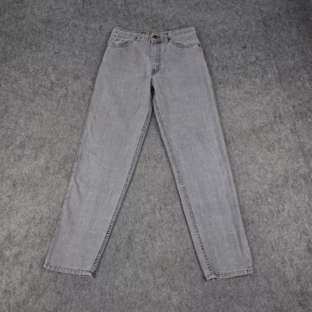 Vintage Levis Jeans Mens 31x32 Gray Denim 550 Relaxed Tapered Made in USA 90s