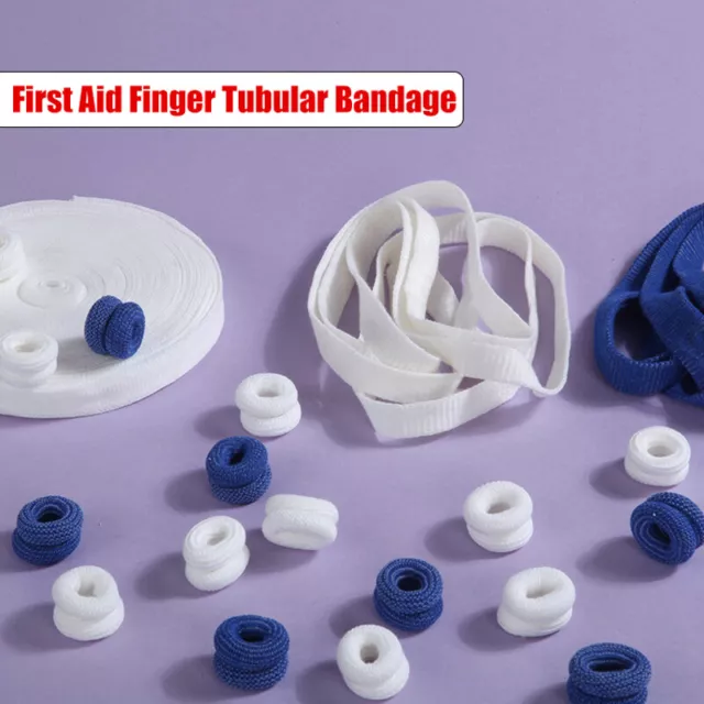 10pcs Tubular Finger Cot Bob Buddies Protective Catering Dressing  Bandage New