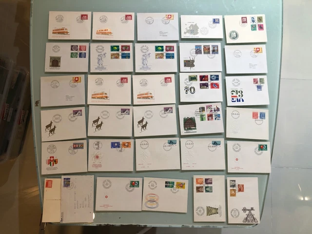 Svizzera vecchia collezione di copertine primo giorno lotto 3