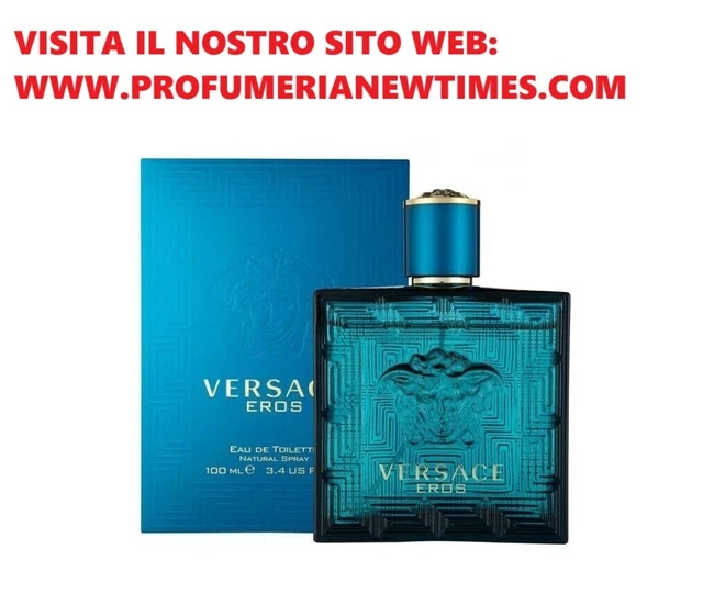 Versace Eros Eau De Toilette 100Ml Edt Profumo Spray No Tester
