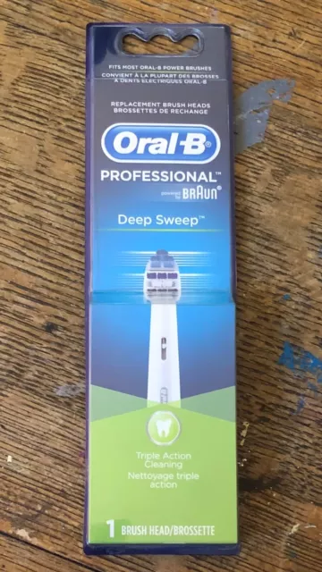 Oral B Professional Deep Sweep Brush Head Replacement Single