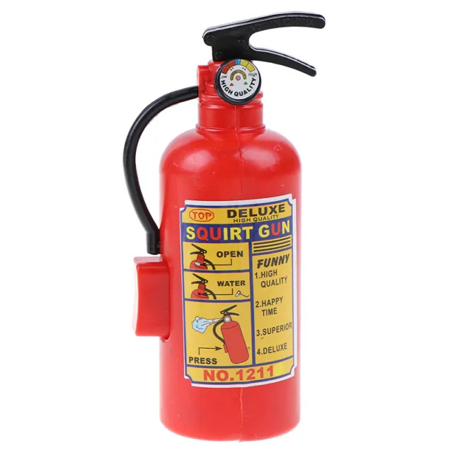1pc Fire Extinguisher Toy Plastic DIY Water Gun Mini Spray Kids Water Toys  St