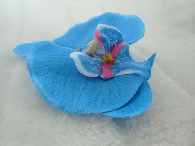 Pince à cheveux fait main Barrette à cheveux fleur orchidée Accessoire