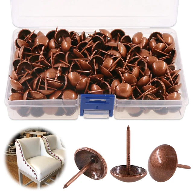 300Pcs 9/16(14mm) Antique Upholstery Tacks Furniture Nails