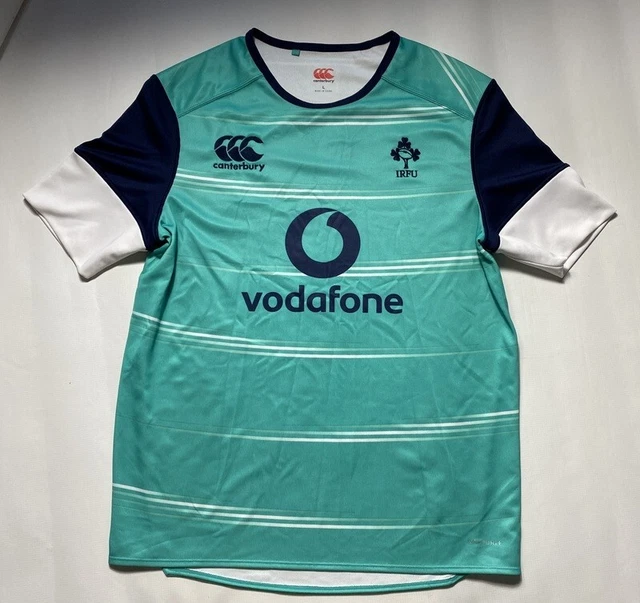 IRELAND IRISH RUGBY IRFU training jersey shirt CANTERBURY 2016-2017 adult SIZE L