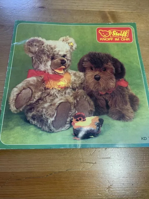 Steiff Knopf im Ohr Original Katalog/Programm KAD 73 / 1976 ohne Preisen #1-558