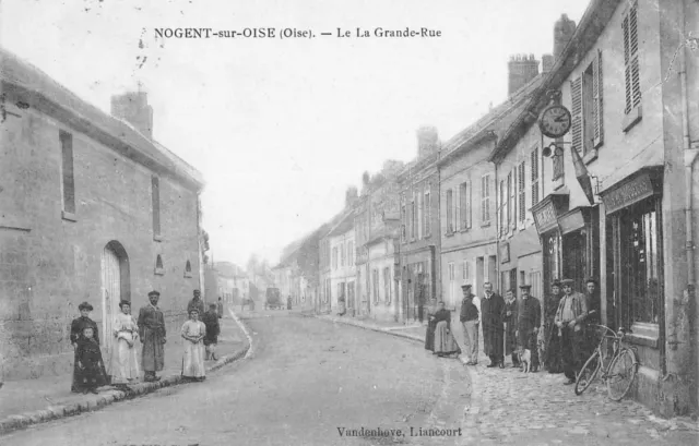 Cpa 60 Nogent Sur Oise Le La Grande Rue