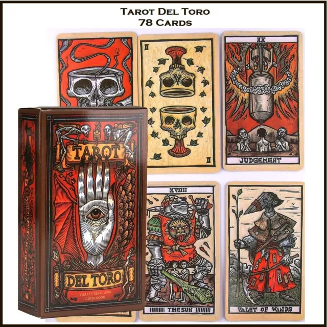 Tarot Del Toro: Tarot Deck 78 Cards Oracle English Version Game Card New