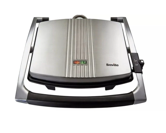 BREVILLE SANDWICH/PANINI PRESS & Toastie Maker 4Slice VST026 (12808/A4B3) £34.99 PicClick UK