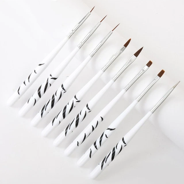 Cepillo de gel de talla Cepillos para uñas Manicura Gel Cepillo Pluma de dibujo