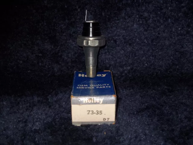 Nos Holley 73-35 Oil Pressure Sending Unit- Switch 2