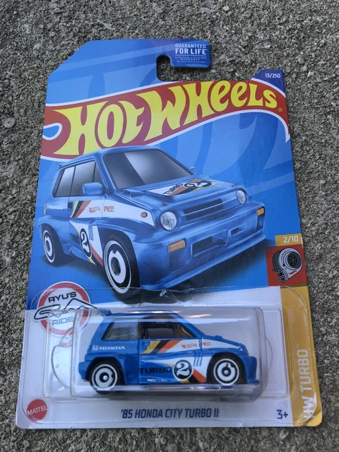 2022 HOT WHEELS '85 Honda City Turbo II bleu HW Turbo 2/10 #13/250 EUR ...