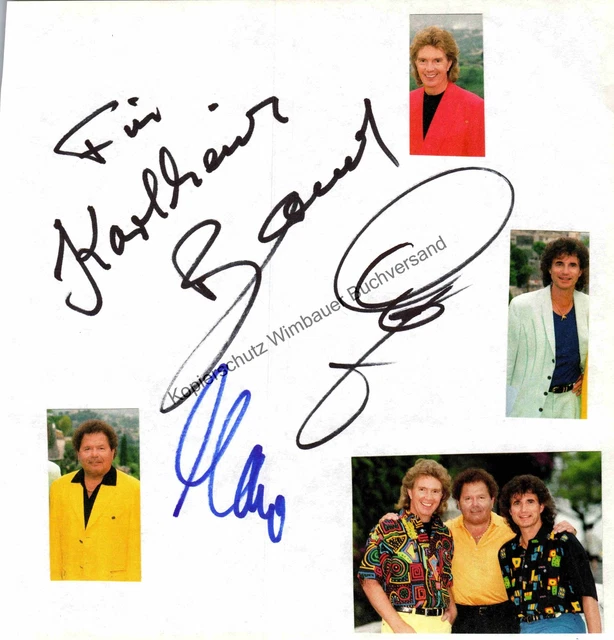 ORIGINAL AUTOGRAMM DIE Flippers /// Autogramm Autograph signiert signed ...