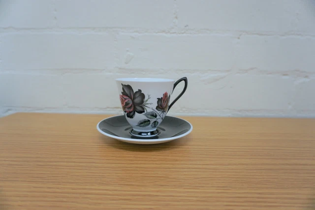Vintage 1960s Floral Royal Albert Masquerade Tea Cup & Saucer