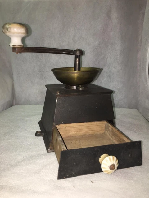 ‼️ Antik Kaffeemühle Grinder Mill Moulin Molinillo Cafe Leinbrocks Ideal Mutzig