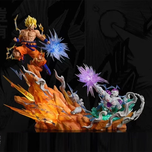 NEW DRAGON BALL Z Son Goku VS Majin Buu PVC Action Figure Statue Model