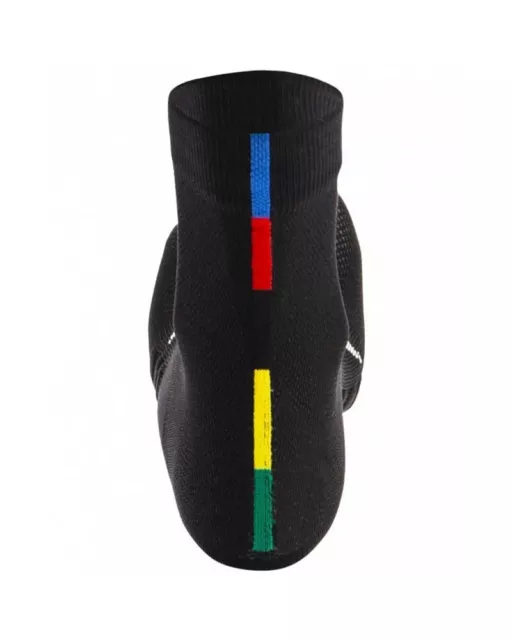 Santini Uci World Champion Official Socks High, Black/Rainbow 2