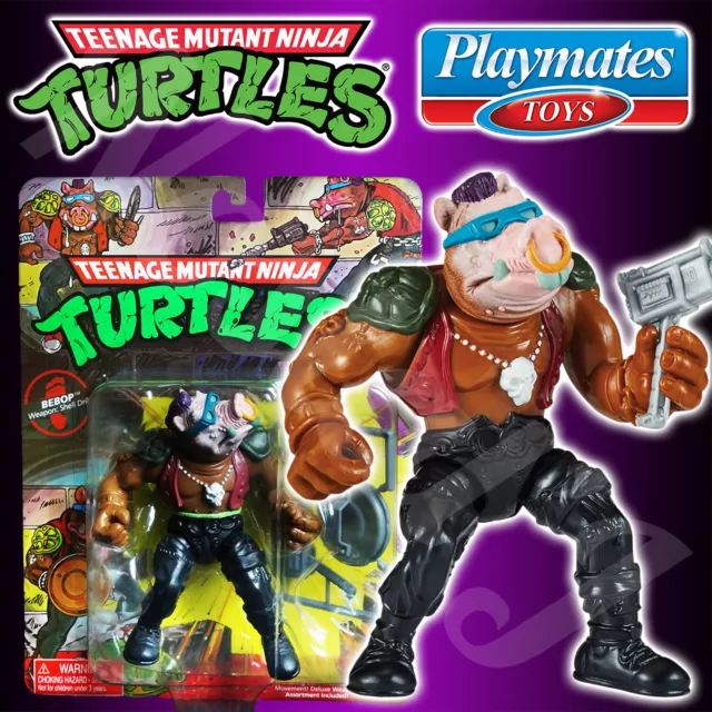 TMNT Bebop Playmates Toys 2022 Figurine Tortues Ninja Turtles 12 cm ✅ 100% Neuf